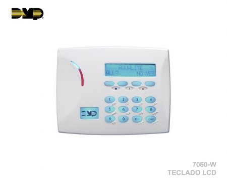 7060-W TECLADO LCD