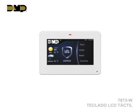 7873-W TECLADO LCD TACTIL