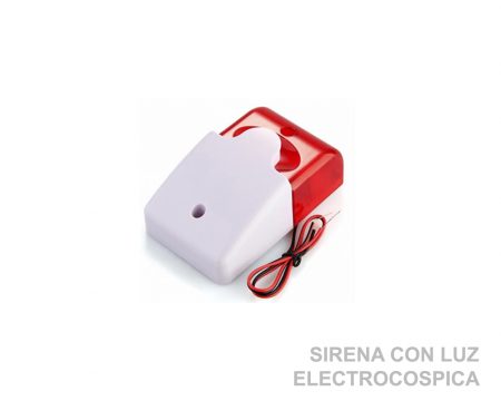 SIRENA CON LUZ ELECTROCOSPICA